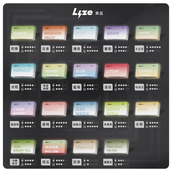 Lyze萊茲10000口煙彈 【適用東京魔盒主機】買5送主機活動 新日期 09/
