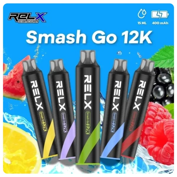 RELX Smash Go12000口 悅刻一次性電子煙 relx專賣 新日期 